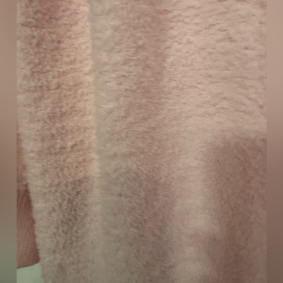 Misscosy Soft fluffy/fuzzy Pink  oversized open cardigan, size 6 - Picture 4 of 9